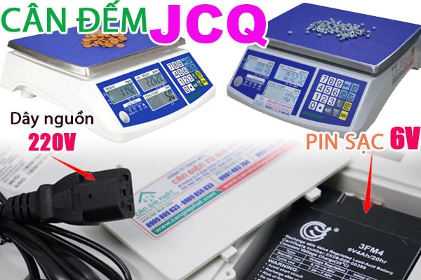 Pin cân điện tử JCQ 3kg 6kg 15kg 30kg