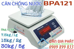 Cân điện tử chống nước BPA121 3kg 7.5kg 15kg 30kg