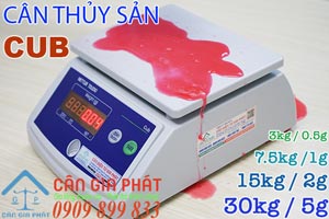Cân thuỷ sản CUB 3kg 7.5kg 15kg 30kg