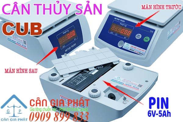 Màn hình cân thuỷ sản CUB 3kg 7.5kg 15kg 30kg