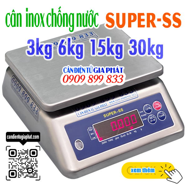Cân điện tử Super SS 3kg 6kg 15kg 30kg