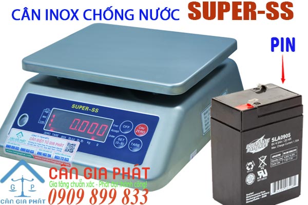 Pin cân điện tử Super SS 3kg 6kg 15kg 30kg