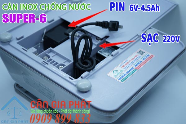Adapter cân điện tử / sạc cân điện tử Super-6 3kg 6kg 15kg 30kg