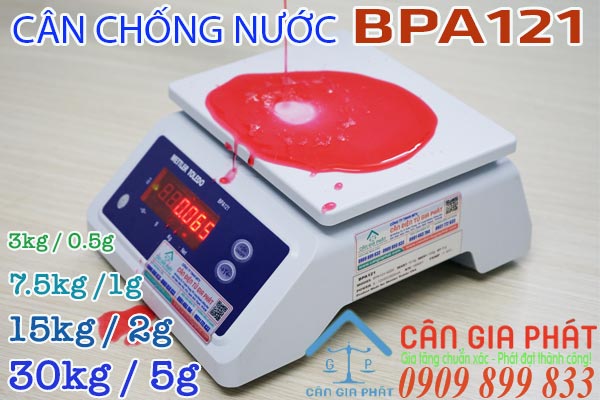 Cân điện tử BPA121 3kg 7.5kg 15kg 30kg chống nước