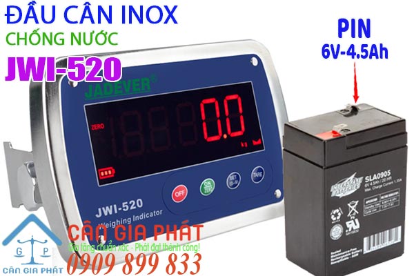 Pin cân điện tử JWI-520 sửa cân điện tử JWI-520