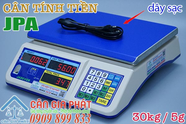 Cân điện tử tính tiền JPA 15kg 30kg cân tính tiền siêu thị JPA