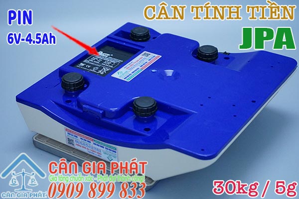 Pin cân điện tử JPA 15kg 30kg pin cân điện tử 6V
