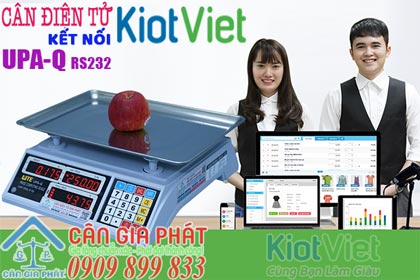 Cân điện tử kết nối KiotViet - cân điện tử UPA-Q Rs-232 30kg