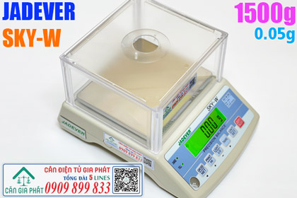 Cân điện tử SKY-W 1500g độ chính xác 0.05g - cân định lượng vải & giấy