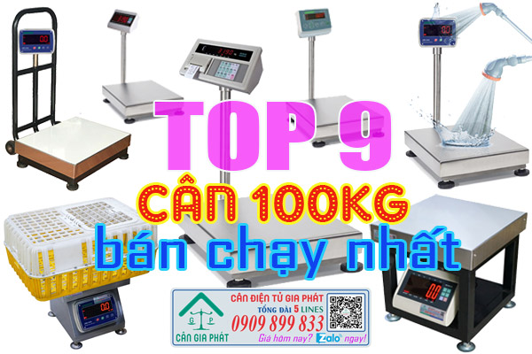 Top 9 cân điện tử 100kg bán chạy nhất - mua nhiều nhất