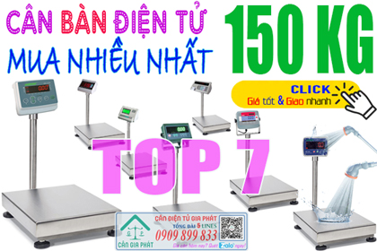 Top 7 cân bàn điện tử 150kg mua nhiều nhất