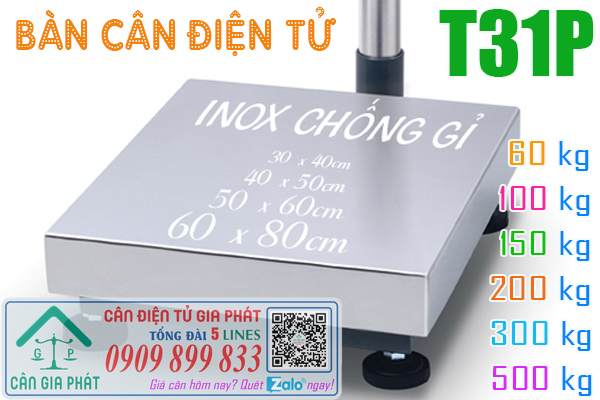Bàn cân điện tử Ohaus T31P 60kg 100kg 150kg 200kg 300kg 500kg
