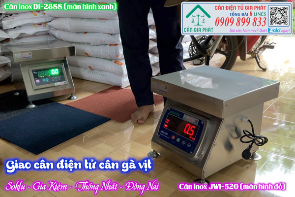 Sửa cân điện tử cân gà vịt heo 100kg 150kg 200kg 300kg 500kg ở Đồng Nai