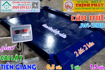 Cân điện tử cân mít JWI-3100 - Vựa Mít Thịnh Phát ở Cai Lậy Tiền Giang