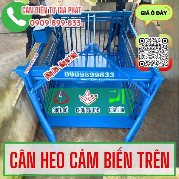 Cân heo điện tử JWI-520 500kg 1 tấn 2 tấn - cân 4 con - cảm biến trên