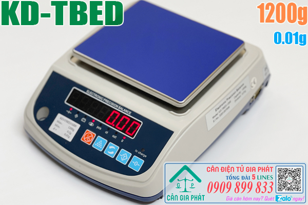 Cân phân tích - cân tiểu ly KD-TBED 1200g/0.01g