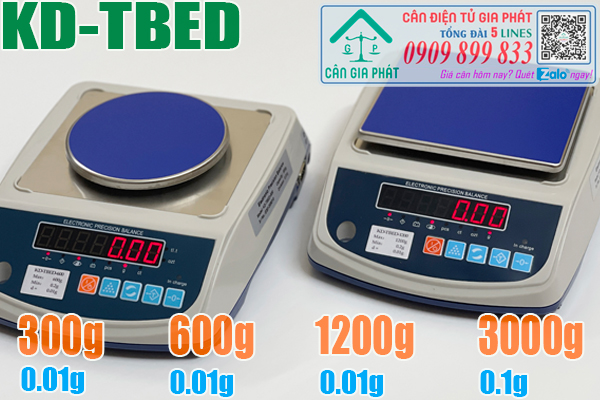 Cân điện tử KD-TBED 300g 600g 1200g 3000g