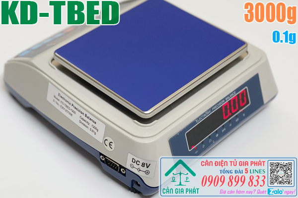 Sạc cân điện tử KD-TBED 3000g - pin cân điện tử KDTBED 3000g