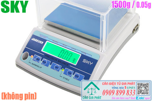 Giá cân điện tử Jadever SKY 1500g bao nhiêu?