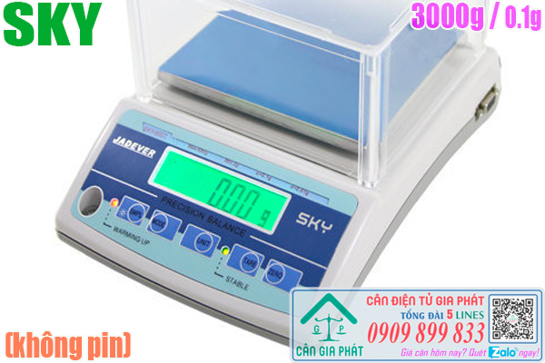 Giá cân điện tử Jadever SKY 3000g bao nhiêu?