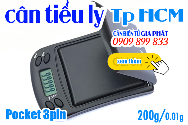 Cân điện tử TpHCM - cân tiểu ly Pocket 200g
