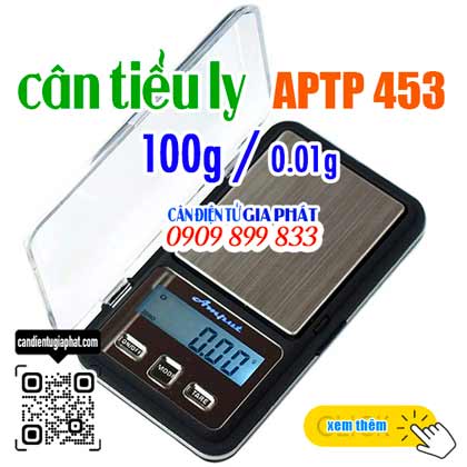 Cân tiểu ly APTP-453 100g nhỏ nhất