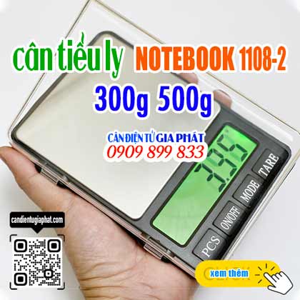 Cân tiểu ly 300g 500g Notebook 1108-2