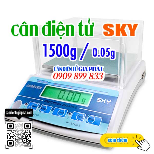 Cân điện tử Jadever SKY 1500g/0.05g