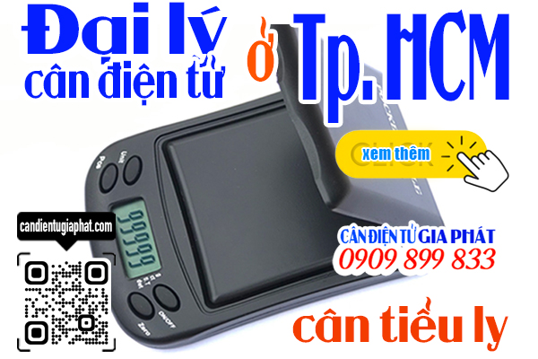 Đai lý cân điện tử TpHCM - cân tiểu ly 100g 200g 300g 500g