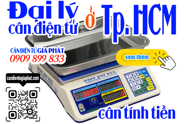 Đại lý cân điện tử TpHCM - cân tính tiền 30kg 
