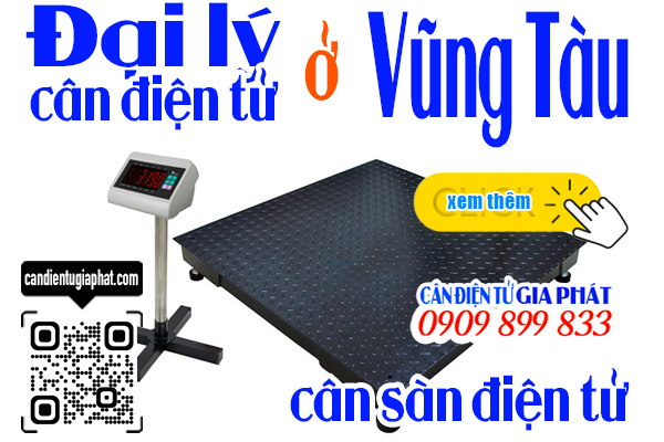 Đại lý cân điện tử ở Vũng Tàu - cân sàn 1 tấn 2 tấn 3 tấn 5 tấn