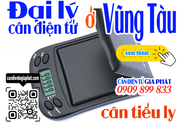 Đai lý cân điện tử ở Vũng Tàu - cân tiểu ly 100g 200g 300g 500g
