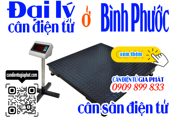 Đại lý cân điện tử ở Bình Phước - cân sàn 1 tấn 2 tấn 3 tấn 5 tấn