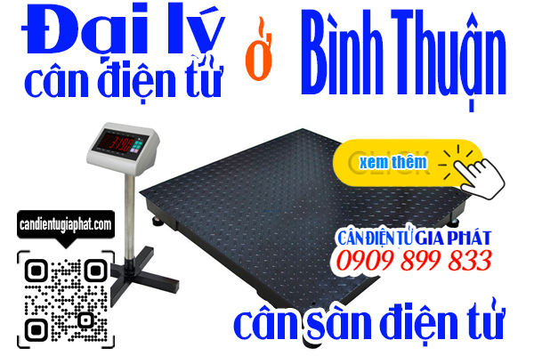 Đại lý cân điện tử ở Bình Thuận - cân sàn 1 tấn 2 tấn 3 tấn 5 tấn
