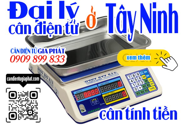 Đại lý cân điện tử Tây Ninh - cân tính tiền 30kg