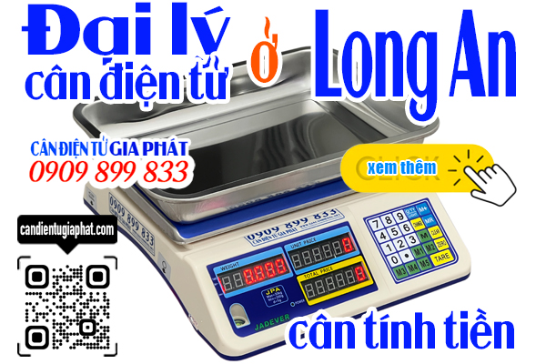 Đại lý cân điện tử Long An - cân tính tiền 30kg