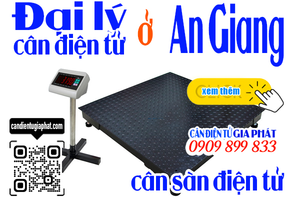 Đại lý cân điện tử ở An Giang - cân sàn 1 tấn 2 tấn 3 tấn 5 tấn