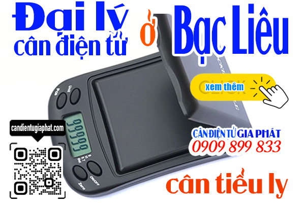 Đai lý cân điện tử ở Bạc Liêu - cân tiểu ly 100g 200g 300g 500g