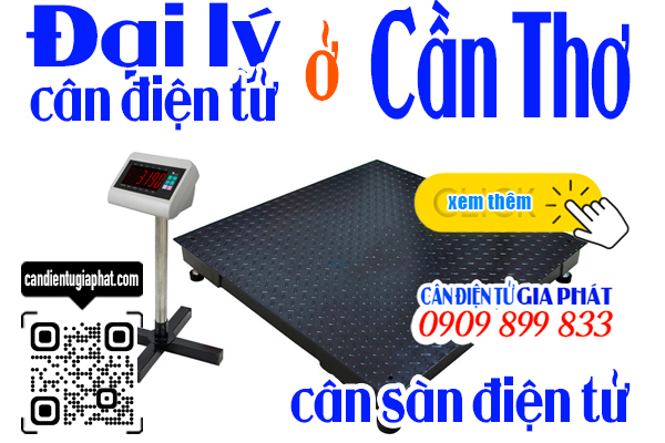 Đại lý cân điện tử ở Cần Thơ - cân sàn 1 tấn 2 tấn 3 tấn 5 tấn
