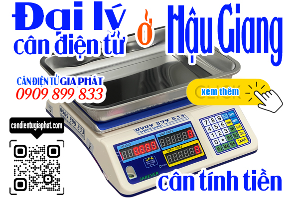 Đại lý cân điện tử Hậu Giang - cân tính tiền 30kg