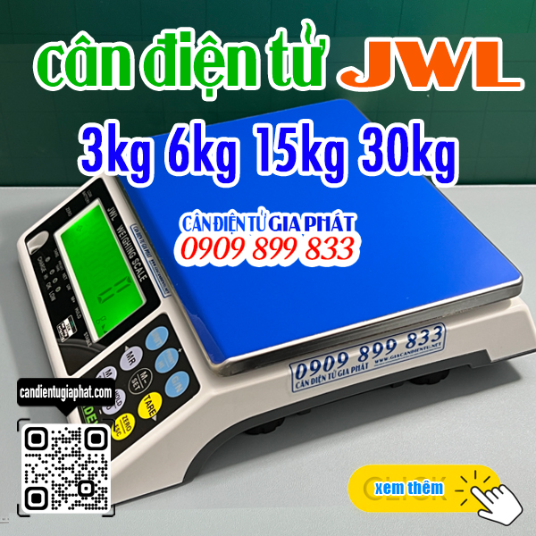 Cân điện tử JWL 3kg 6kg 15kg 30kg