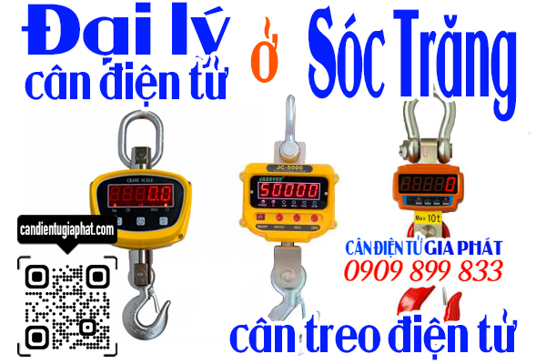 Đại lý cân điện tử Sóc Trăng - cân treo điện tử 1 2 3 5 10 tấn