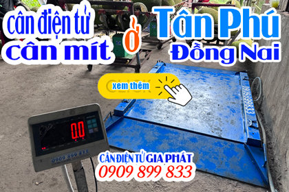 Cân điện tử cân mít 500kg 1 tấn đầu tiên ở Tà Lài Tân Phú Đồng Nai