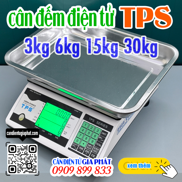 Cân đếm điện tử Vibra TPS 3kg 6kg 15kg 30kg