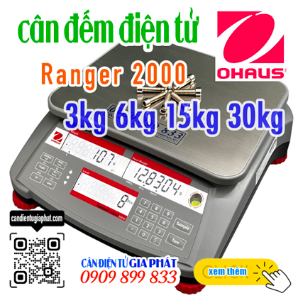 Cân đếm điện tử Ohaus RC21P 3kg 6kg 15kg 30kg
