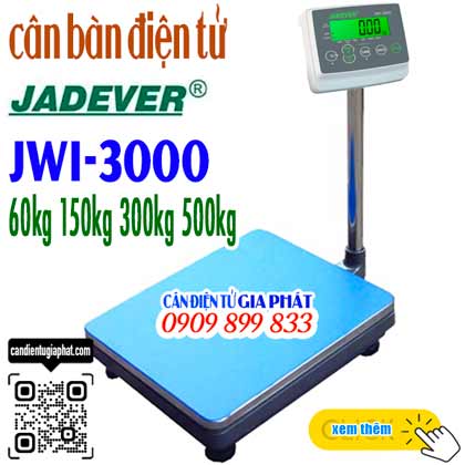 Cân bàn điện tử JWI-3000 60kg 150kg 300kg 500kg