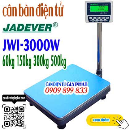 Cân bàn điện tử JWI-3000W 60kg 150kg 300kg 500kg