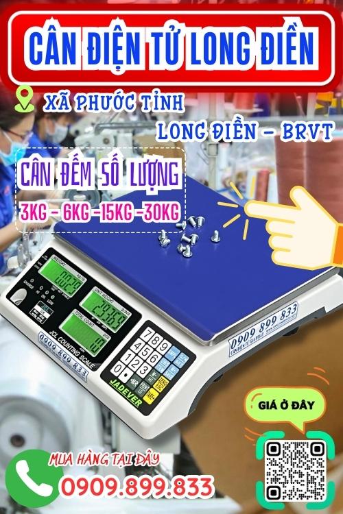 Cân điện tử ở Phước Tỉnh Long Điền BRVT - cân đếm số lượng