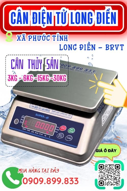 Cân điện tử ở Phứoc Tỉnh Long Điền BRVT - cân thủy sản 