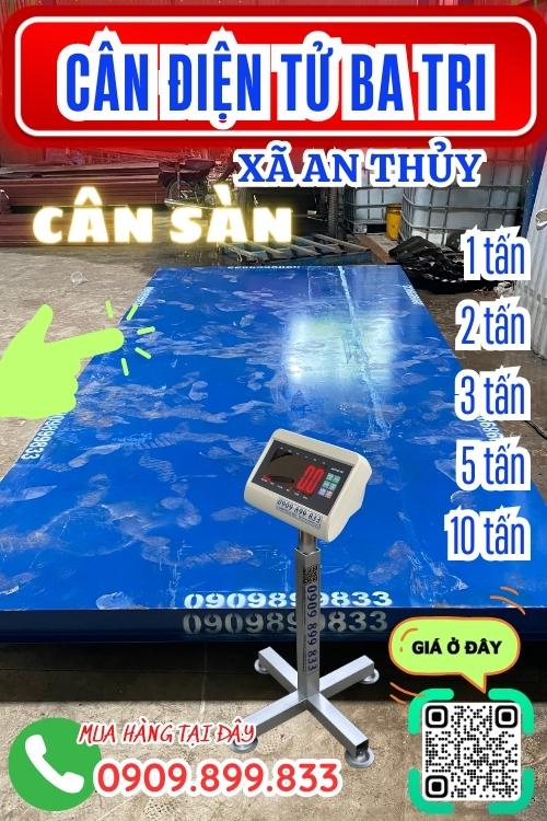 Cân điện tử ở An Thủy Ba Tri Bến Tre - cân sàn